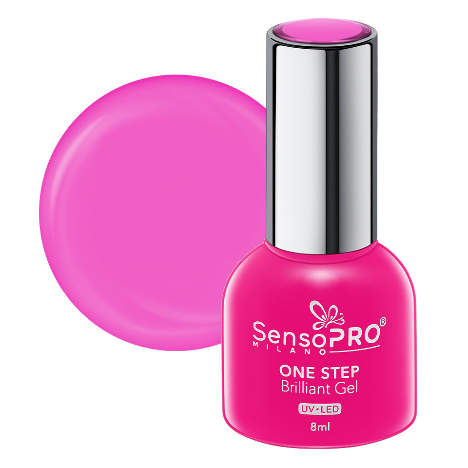 Oja Semipermanenta One Step Brilliant Gel SensoPRO Milano 8ml, Bonbon Fairy #11