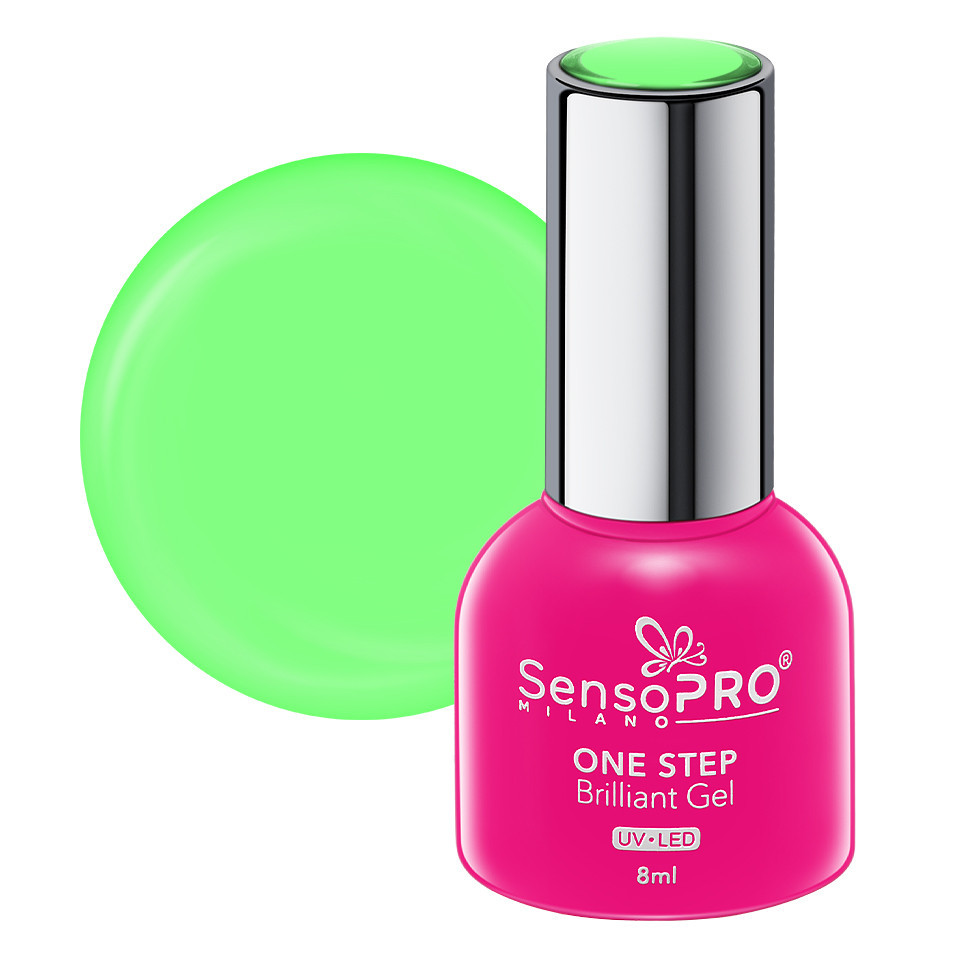 Oja Semipermanenta One Step Brilliant Gel SensoPRO Milano 8ml, Green Glaze #105