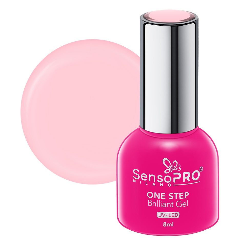 Oja Semipermanenta One Step Brilliant Gel SensoPRO Milano 8ml, Rose Empire #32