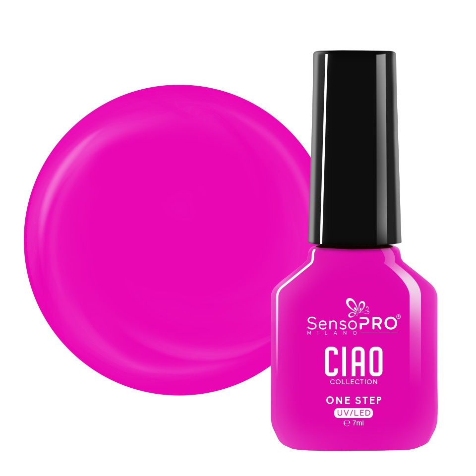 Oja Semipermanenta One Step SensoPRO Milano, CIAO Collection - Flirty Fuchsia 7ml