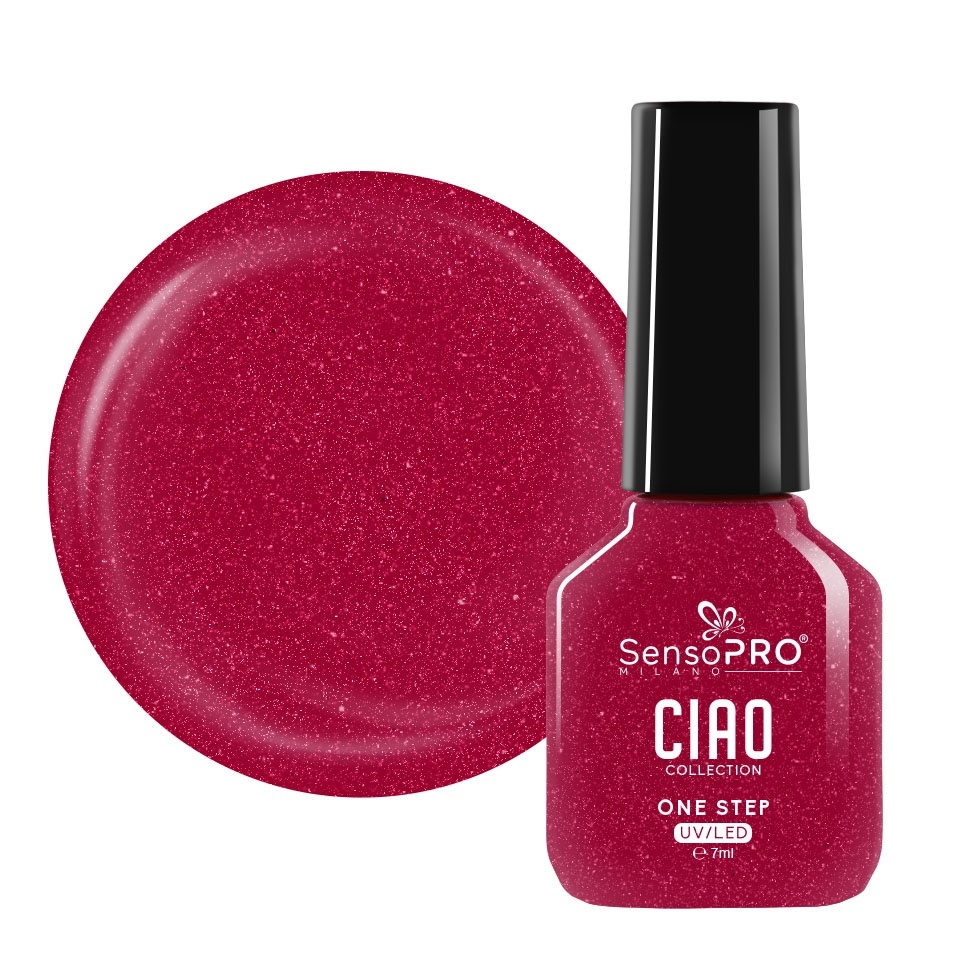 Oja Semipermanenta One Step SensoPRO Milano, CIAO Collection - Fuchsia Glow 7ml