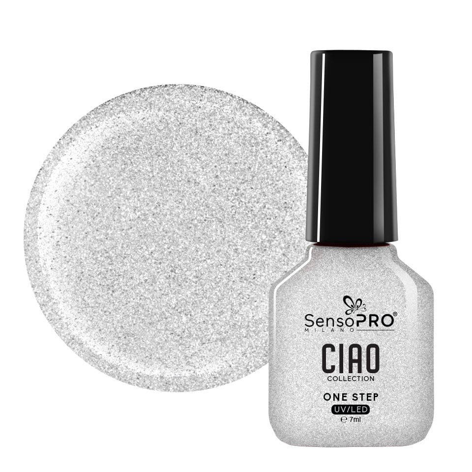 Oja Semipermanenta One Step SensoPRO Milano, CIAO Collection - Silver Euphoria 7ml