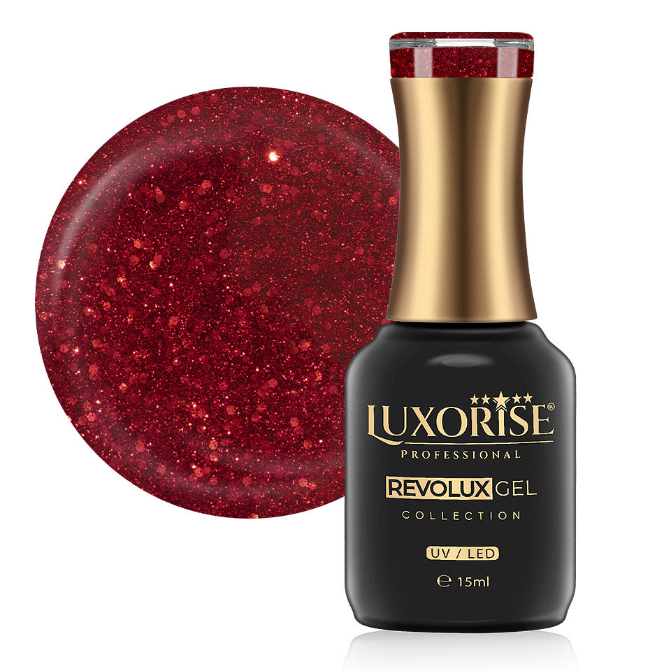 Oja Semipermanenta Revolux LUXORISE, Exclusive Ruby 15ml