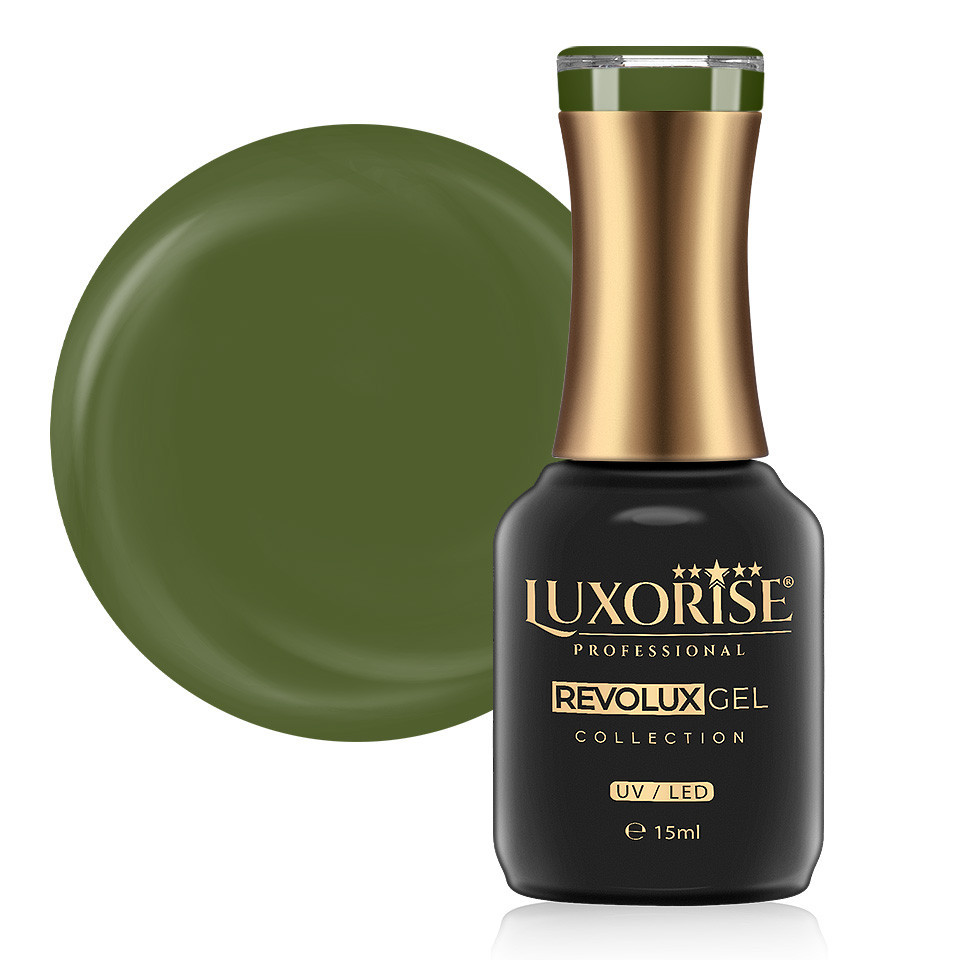 Oja Semipermanenta Revolux LUXORISE, Olive Shade 15ml