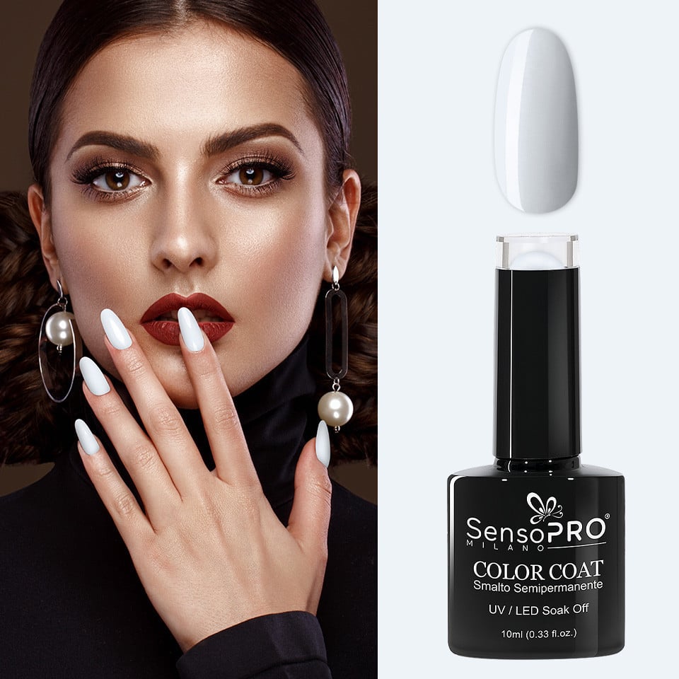 Oja Semipermanenta SensoPRO Milano 10ml - 001 Crisp White - 1 | YEO