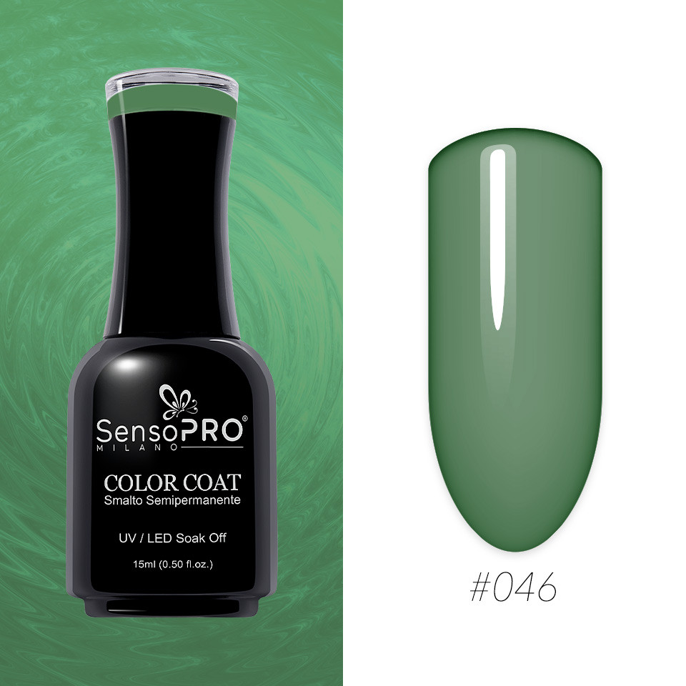 Oja Semipermanenta SensoPRO Milano 15ml, Lucky Clover #046 - 2 | YEO