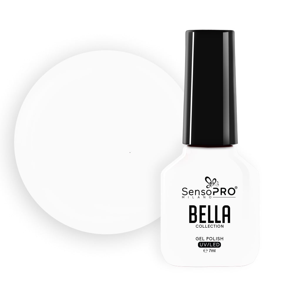 Oja Semipermanenta SensoPRO Milano, BELLA Collection - White Elegance, 7ml