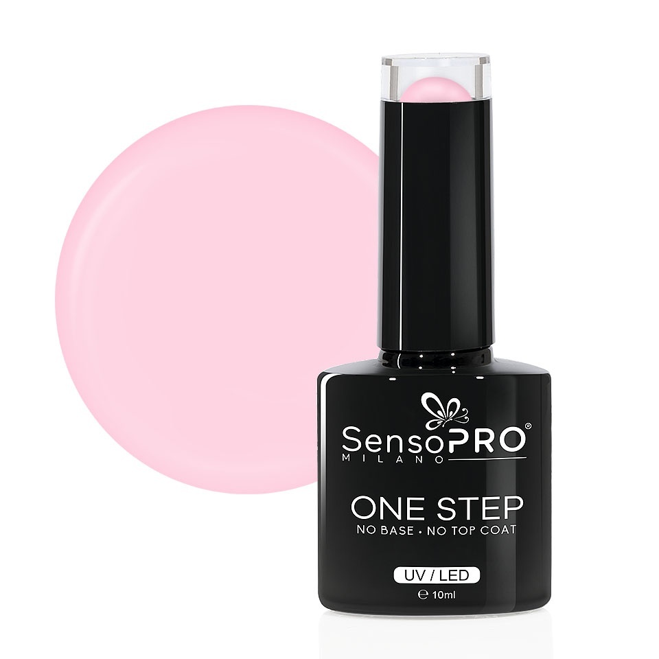 Oja Semipermanenta SensoPRO Milano One Step 10ml, Milky Pink #077