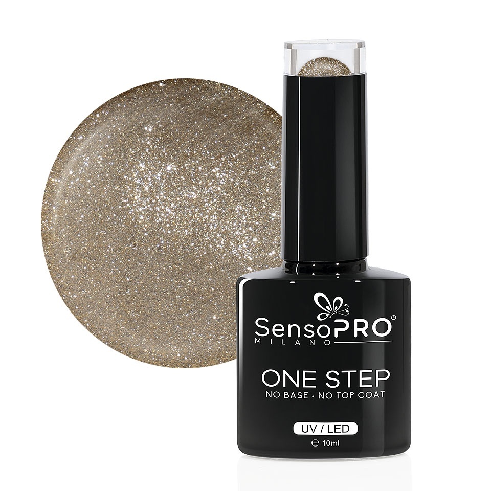 Oja Semipermanenta SensoPRO Milano One Step 10ml, Shimmer Chic #022