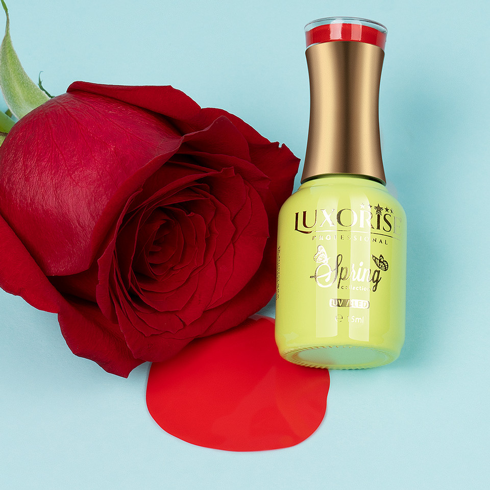 Oja Semipermanenta Spring Collection Red Tulip, LUXORISE 15ml - 2 | YEO