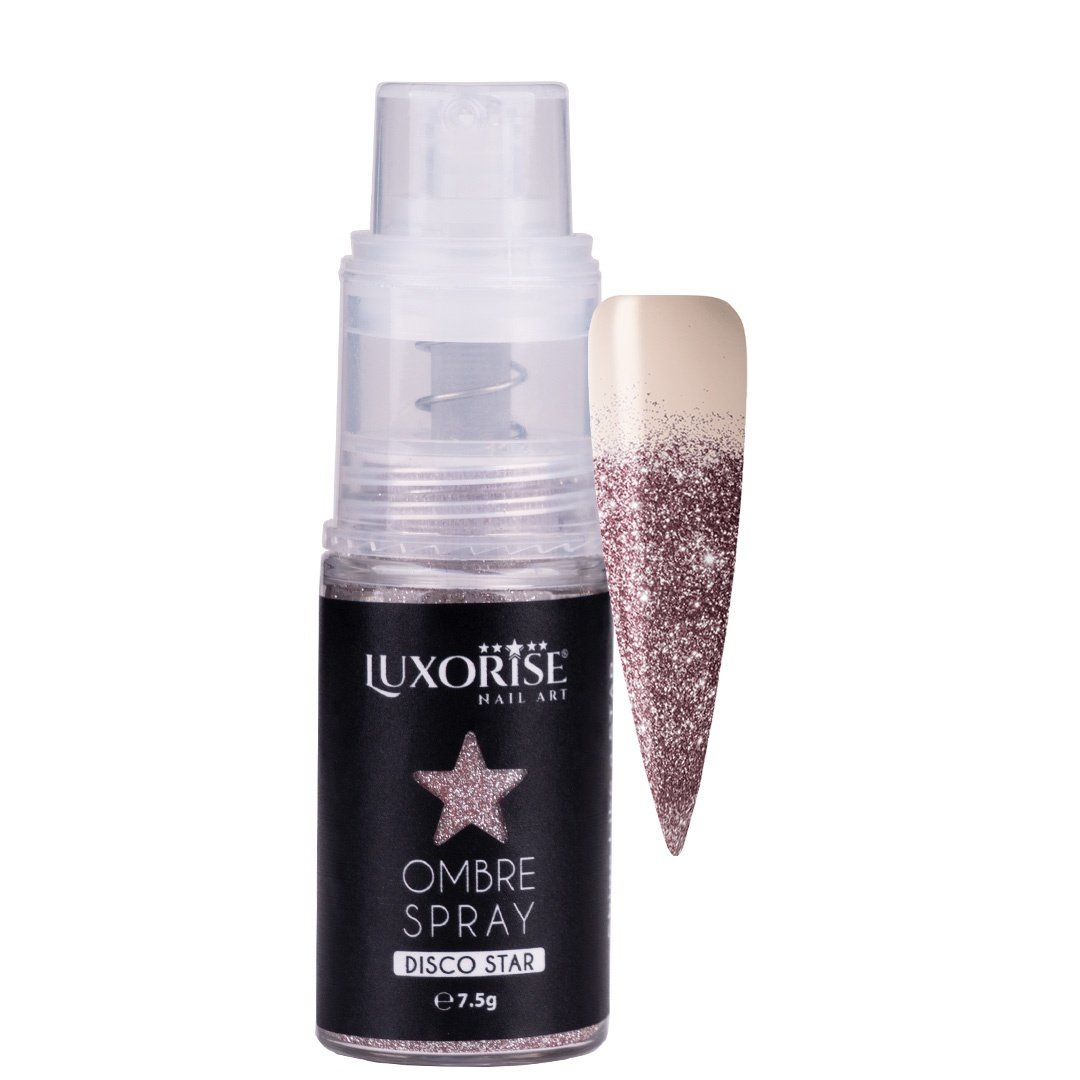 Ombre Spray Nail Art LUXORISE Disco - Ruby Lights