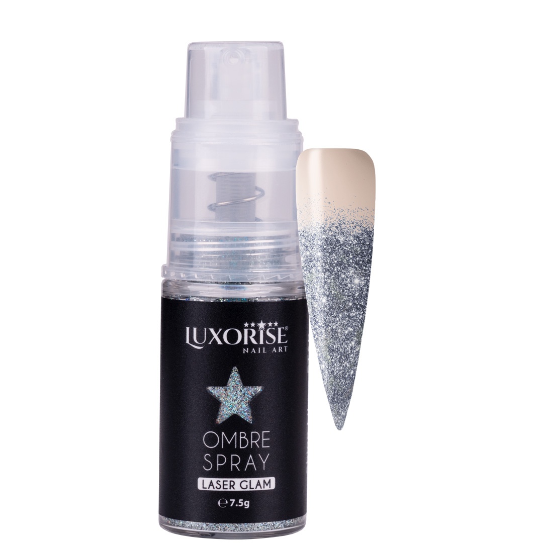 Ombre Spray Nail Art LUXORISE Laser Glam - Stellar