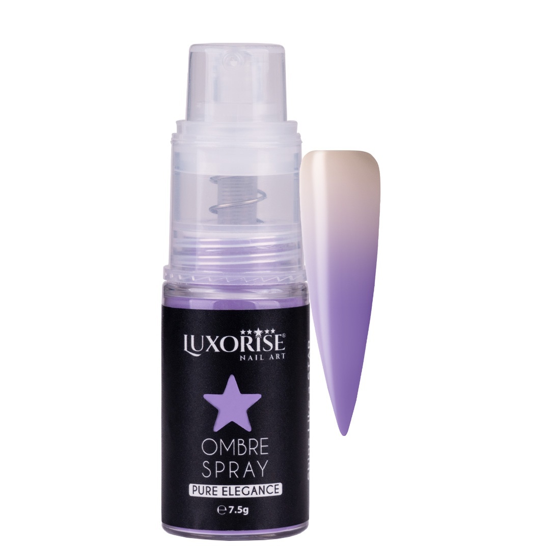 Ombre Spray Nail Art LUXORISE Pure Elegance - Baby Purple