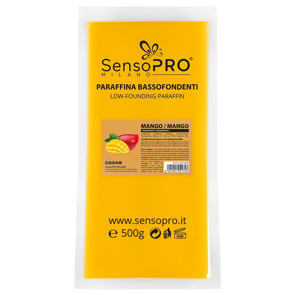 Parafina Solida cu aroma de Mango SensoPRO Milano, 500 g