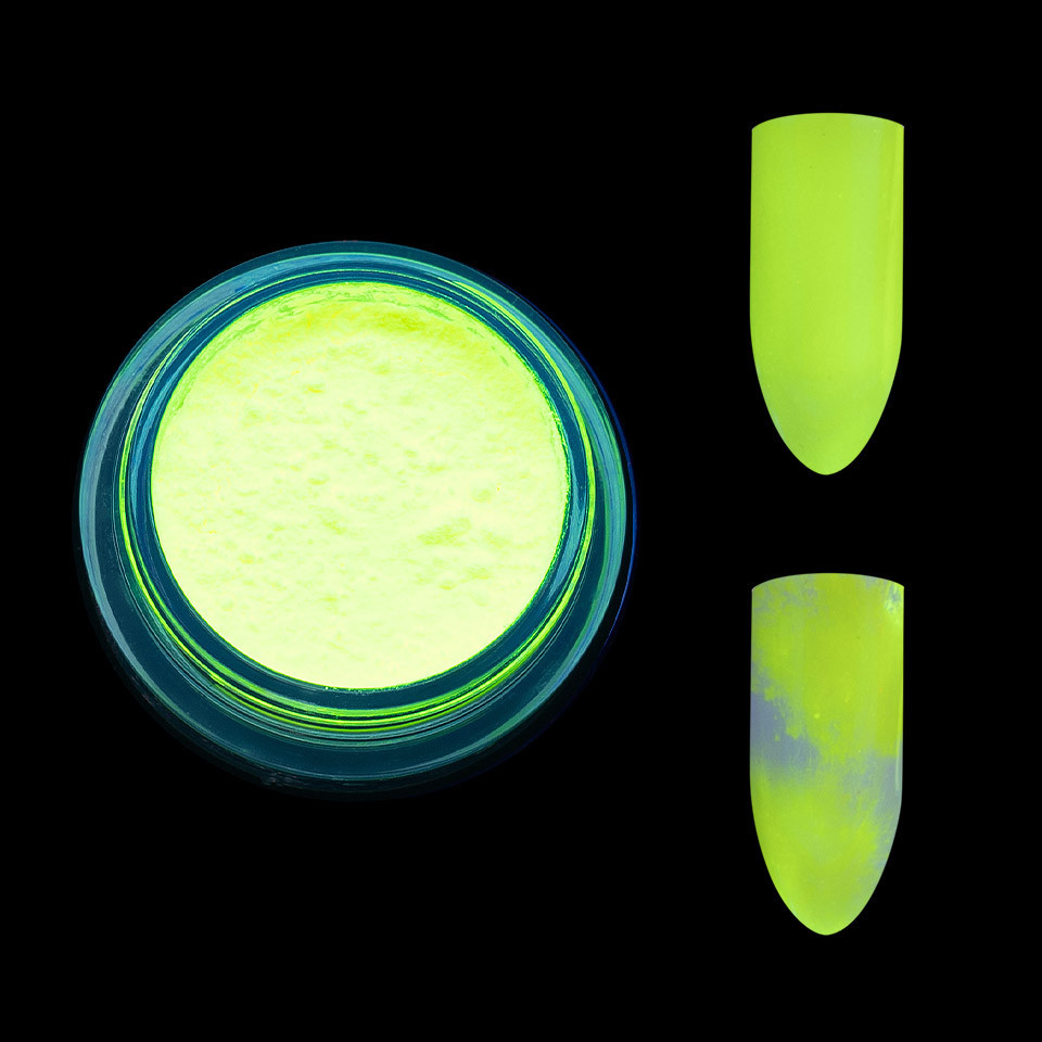 Pigment Unghii Neon LUXORISE, Lime - 1 | YEO