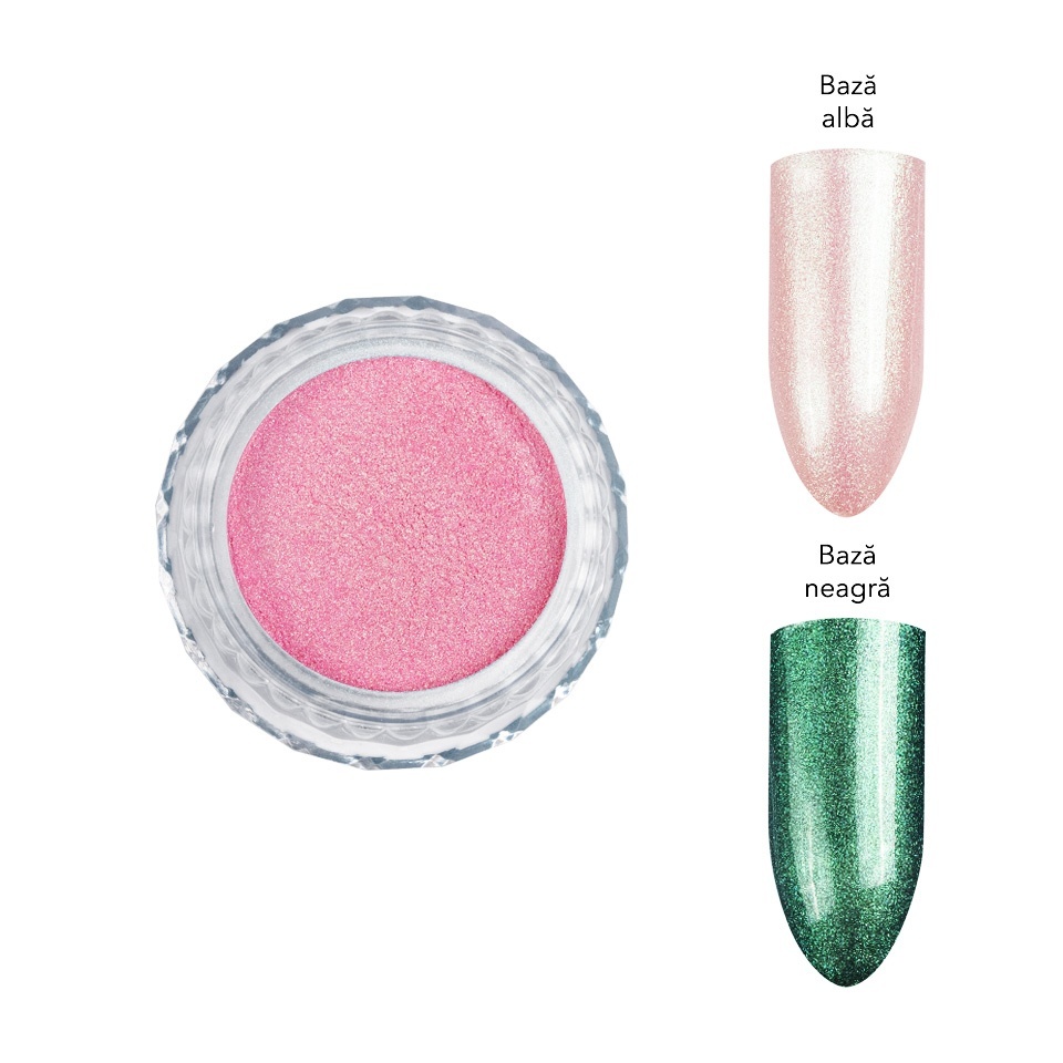 Pigment Unghii Pearl LUXORISE, Ruby Pink - 1 | YEO