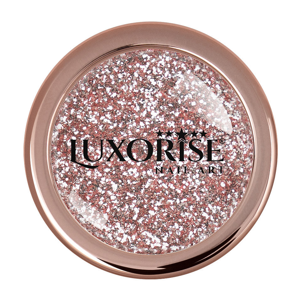 Pigment Unghii Platinum LUXORISE, Shimmer Brown Red - 2 | YEO