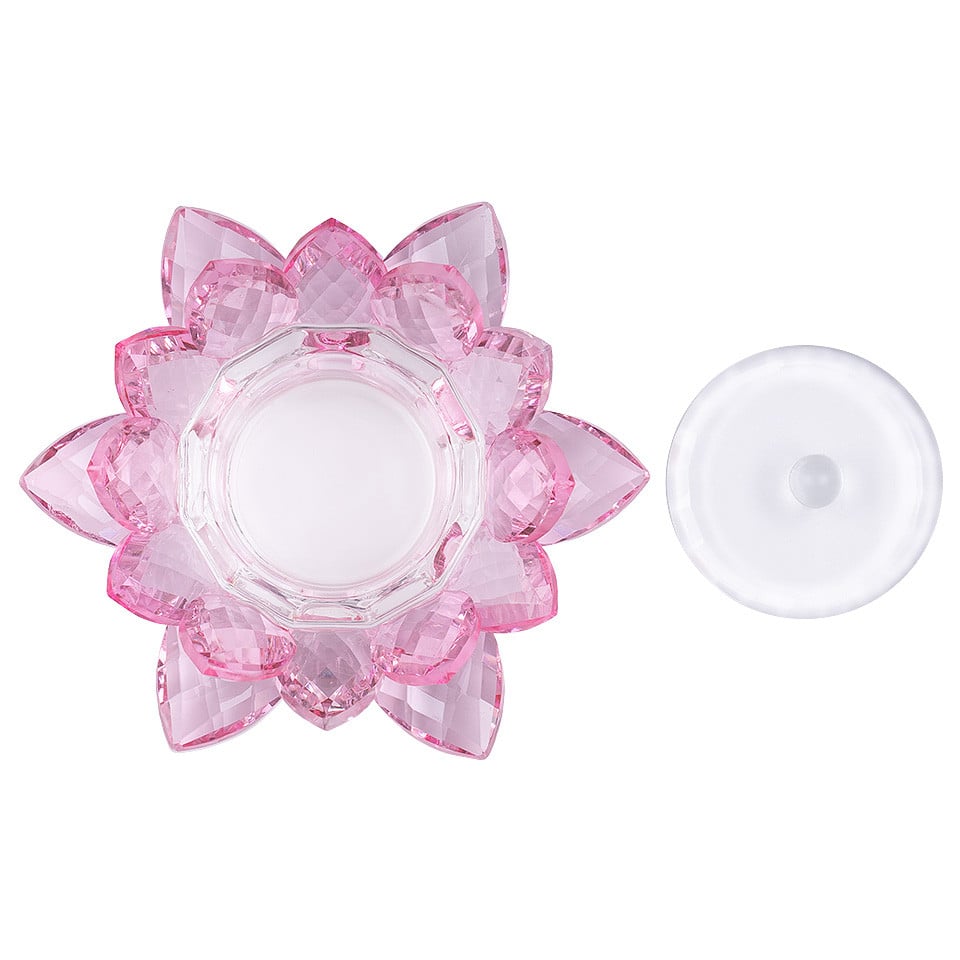 Recipient din Sticla pentru Manichiura LUXORISE, Pink Flower - 3 | YEO