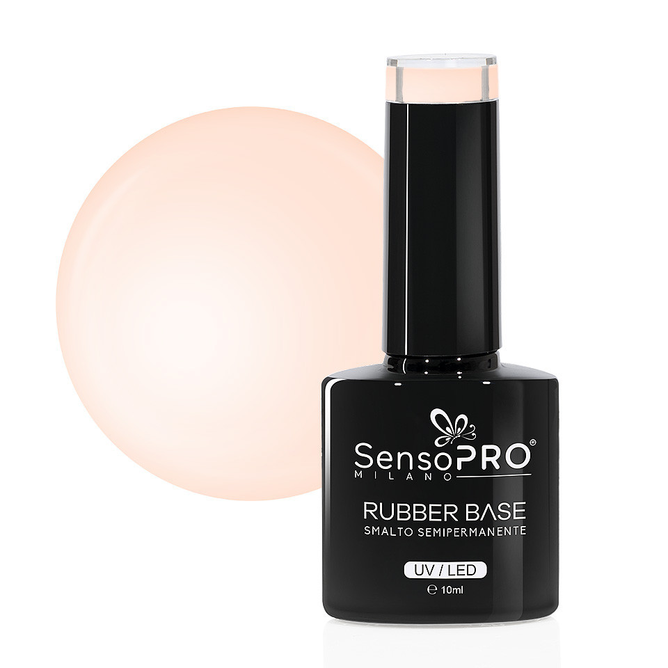 Rubber Base Gel SensoPRO Milano 10ml, #64 Caramel Cream