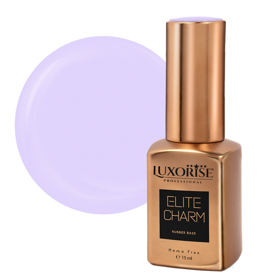 Rubber Base Hema Free LUXORISE ELITE CHARM - Mauve Melody 15ml