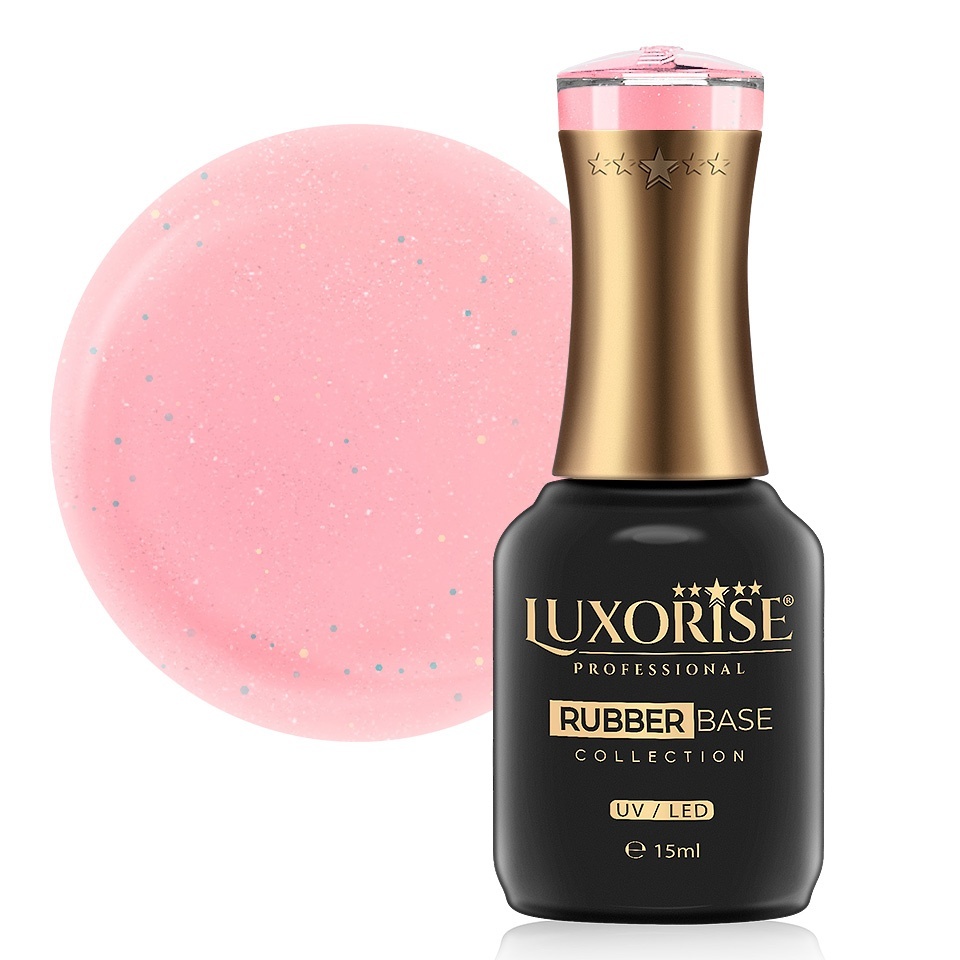 Rubber Base LUXORISE Sparkling Collection - Ballerina Bliss 15ml