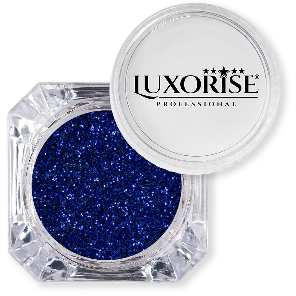 Sclipici Glitter Unghii Pulbere LUXORISE, Admiral Blue - 1 | YEO