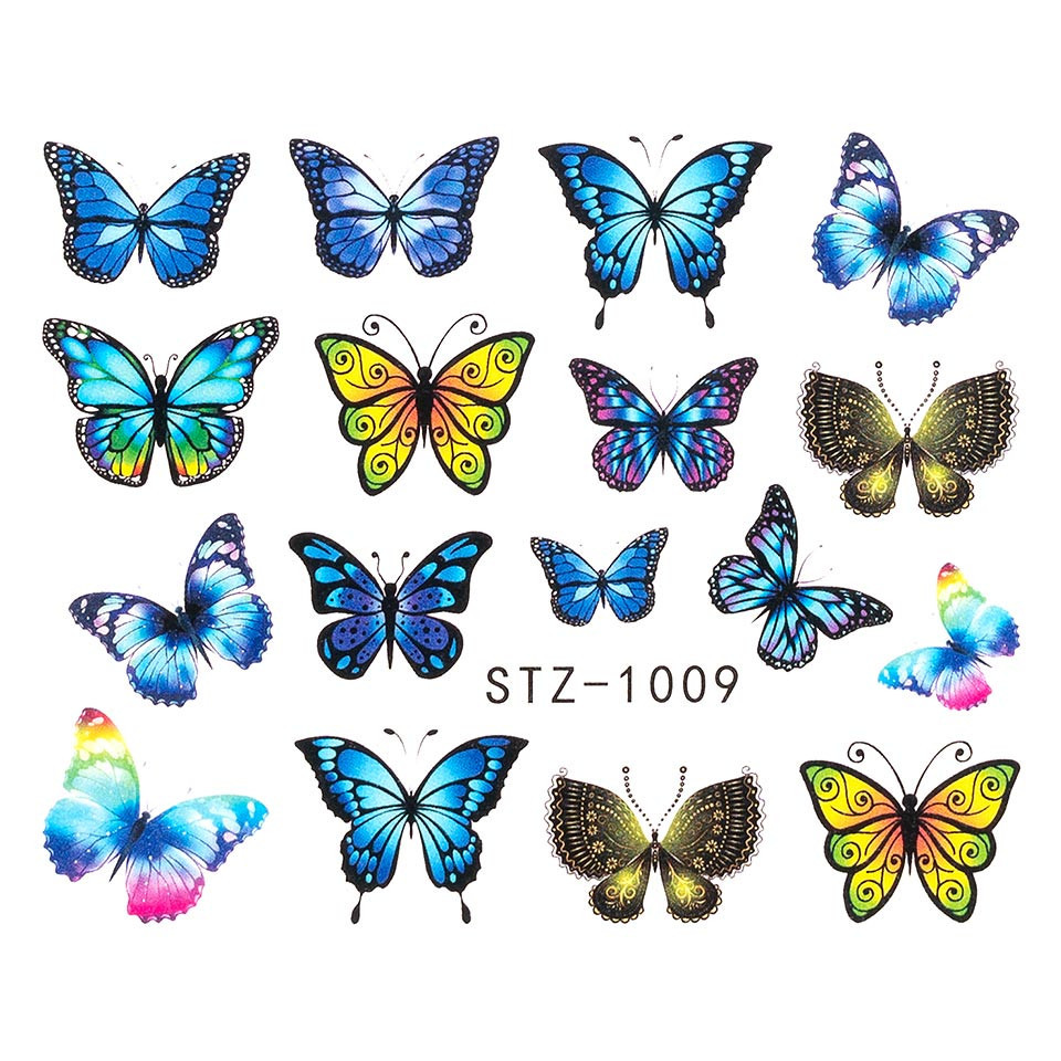 Tatuaj Unghii LUXORISE Butterfly Fantasy, STZ-1009 - 1 | YEO