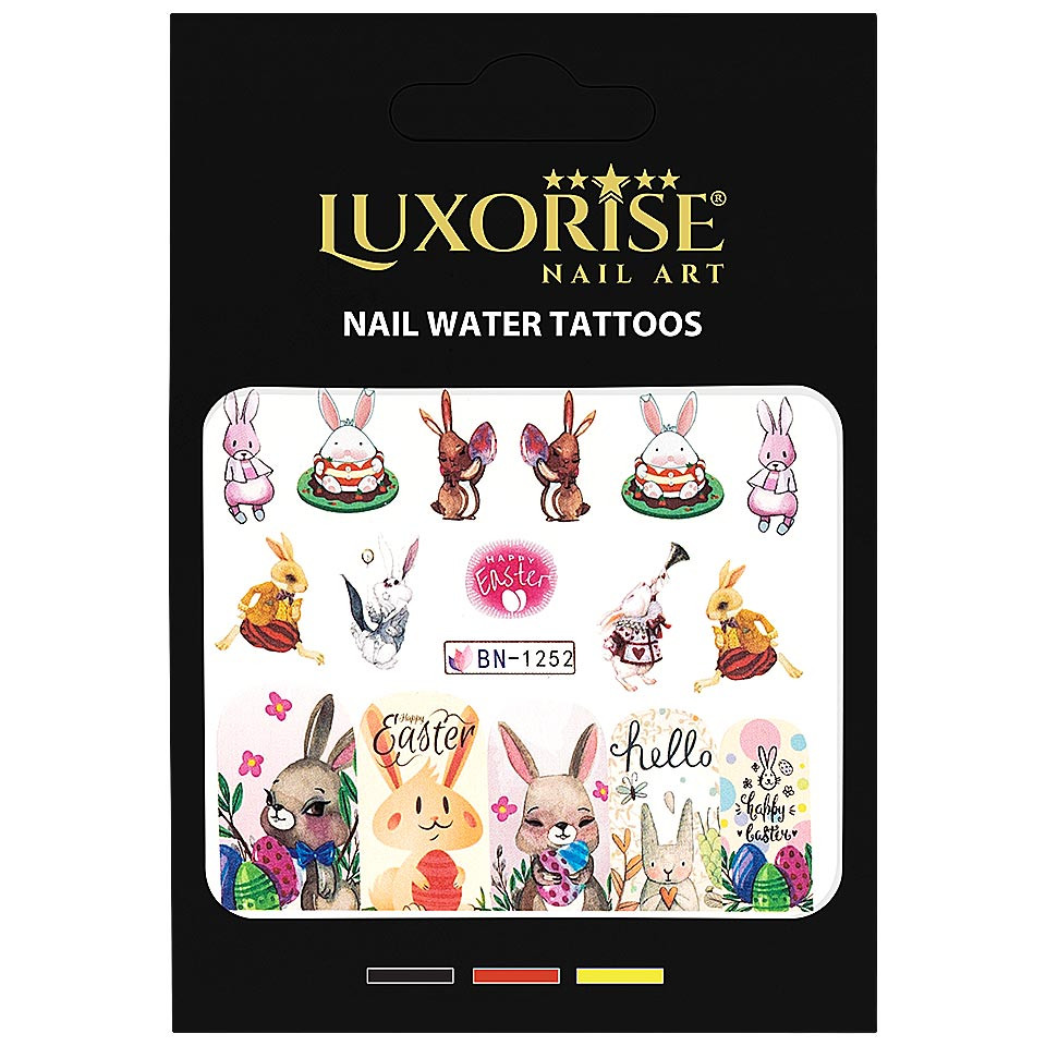 Tatuaj Unghii LUXORISE Easter Bunny, BN-1252 - 1 | YEO