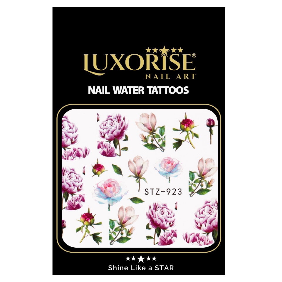 Tatuaj Unghii LUXORISE Flower Art, STZ-923 - 1 | YEO
