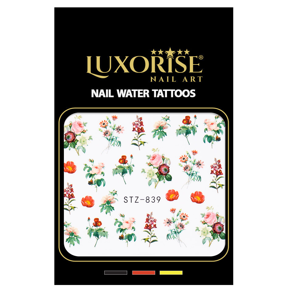 Tatuaj Unghii LUXORISE Flower Spell, STZ-839 - 1 | YEO