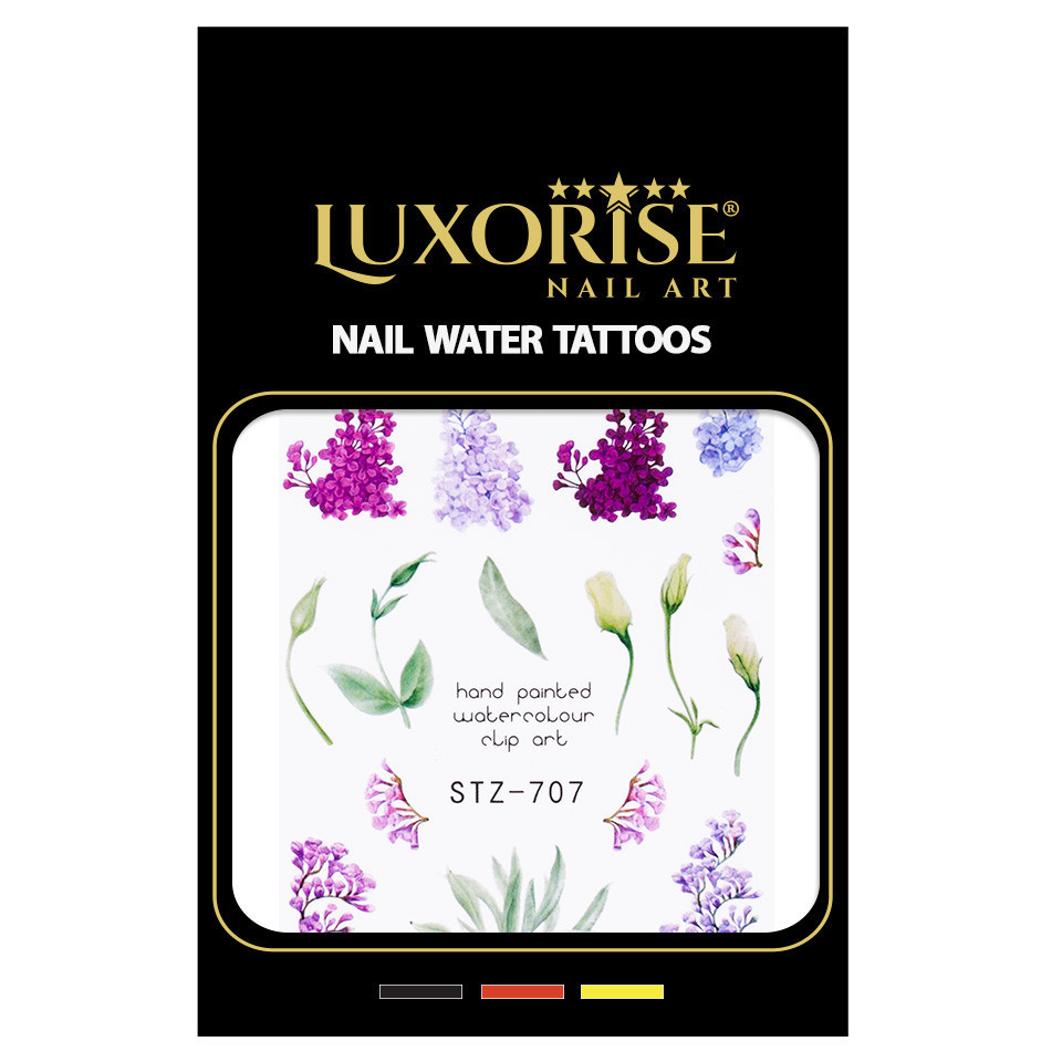 Tatuaj Unghii LUXORISE Flower Universe, STZ-707 - 1 | YEO