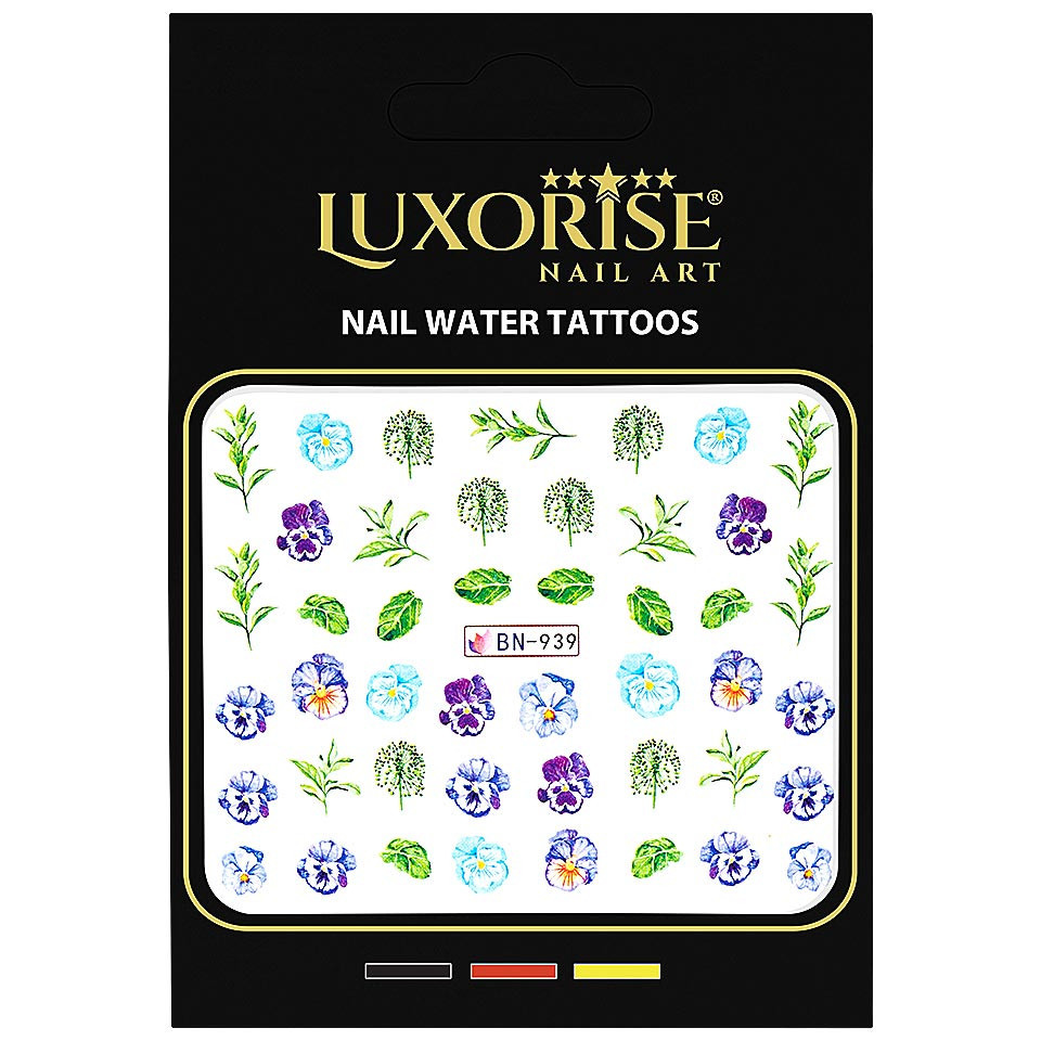 Tatuaj Unghii LUXORISE Flower Wing, BN-939 - 1 | YEO