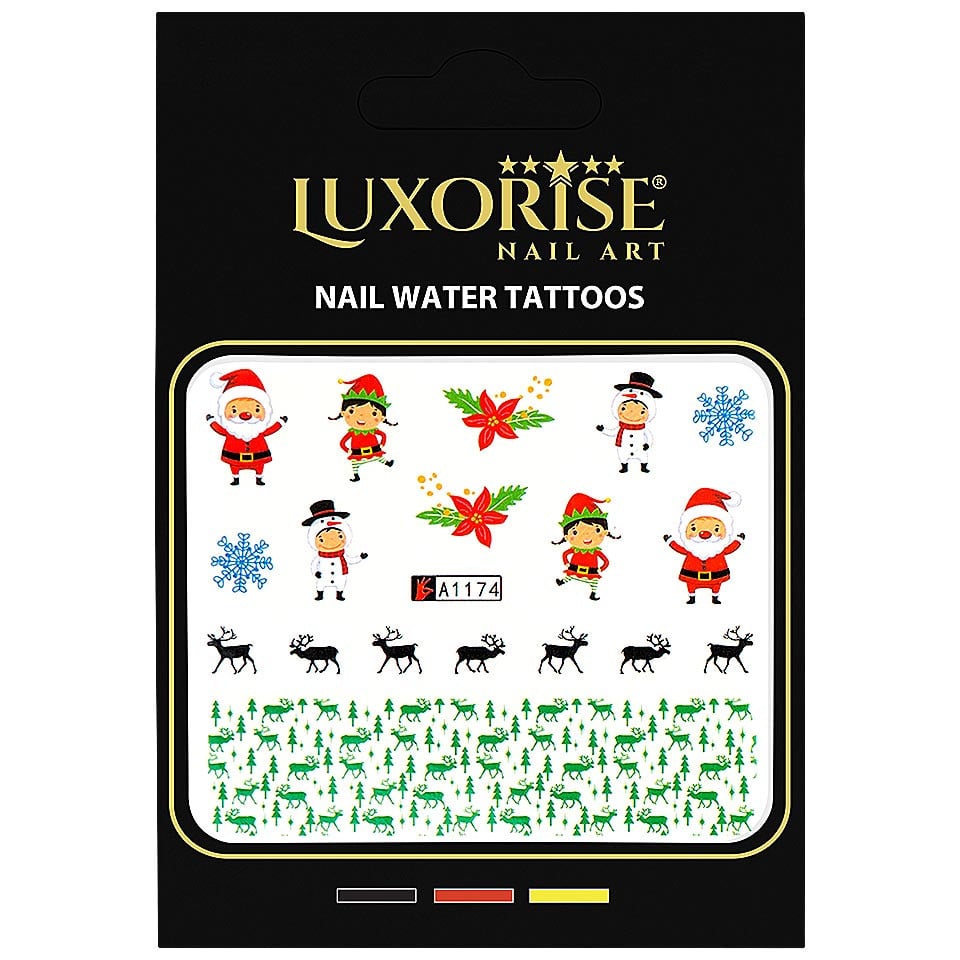 Tatuaj Unghii LUXORISE Holiday Grace, A1174 - 2 | YEO