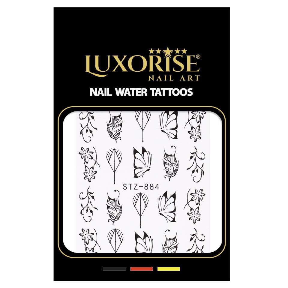 Tatuaj Unghii LUXORISE Simple Romantic Art, STZ-884 - 1 | YEO