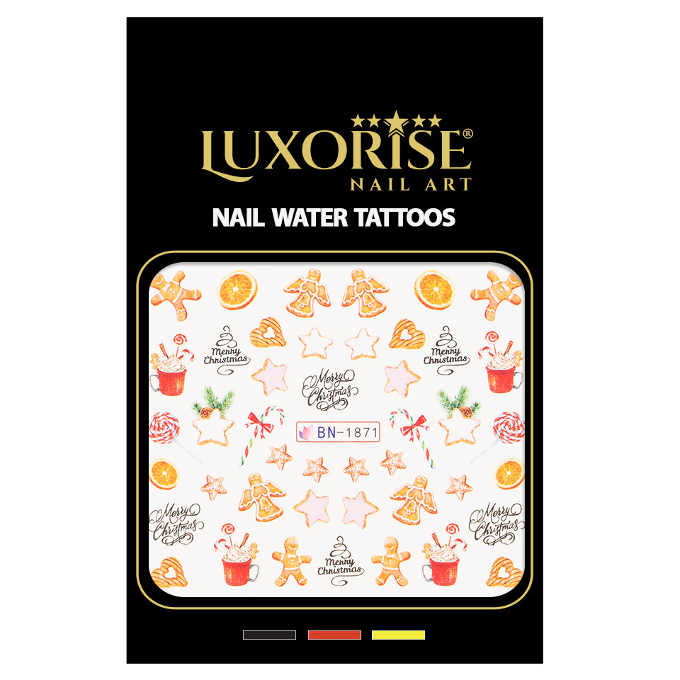 Tatuaj Unghii LUXORISE Sweets for Santa, BN-1871 - 1 | YEO