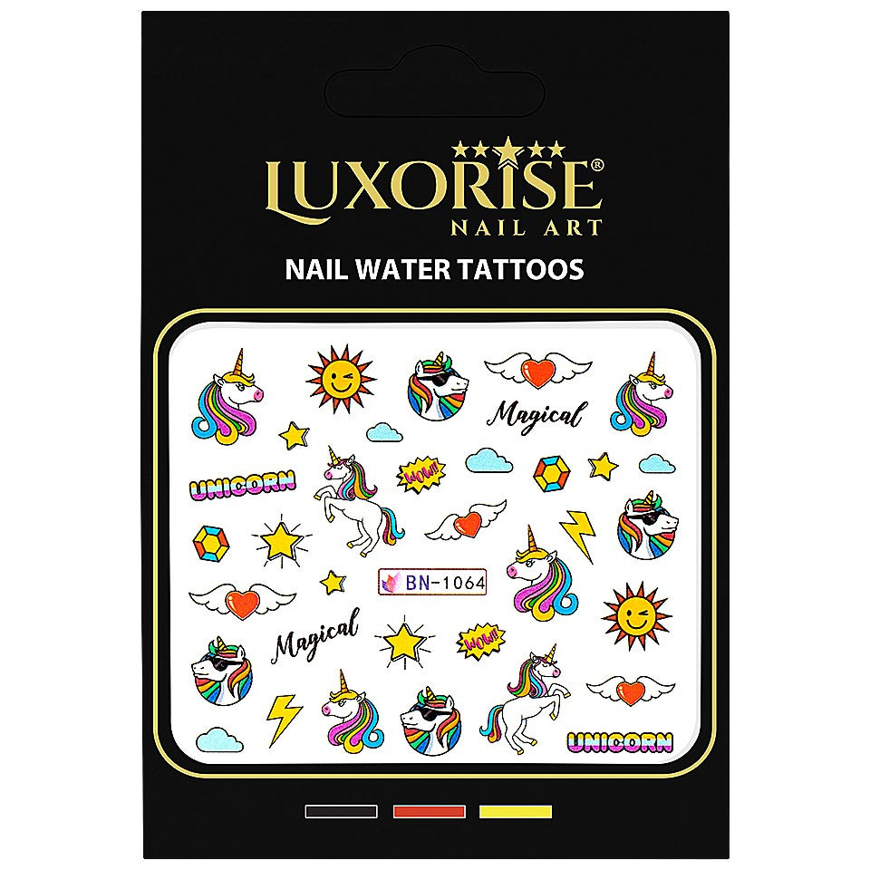 Tatuaj Unghii LUXORISE Unicorn Magic, BN-1064 - 1 | YEO