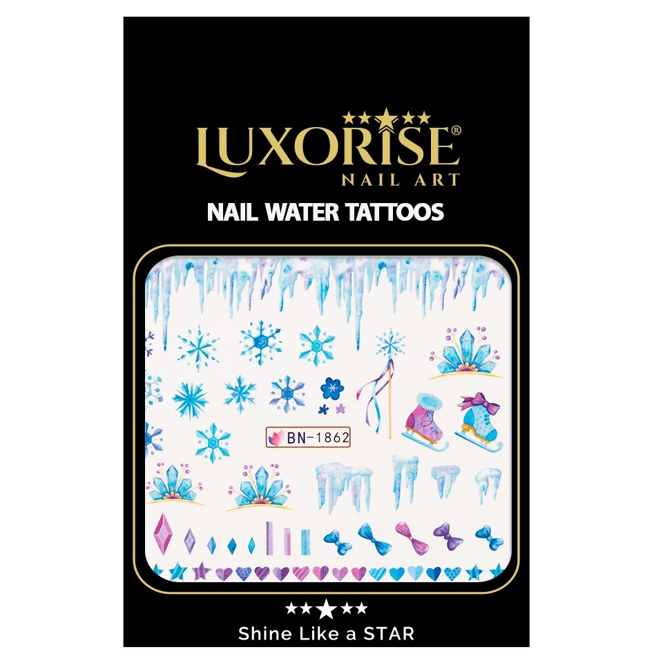 Tatuaj Unghii LUXORISE Winter Frost, BN-1862 - 2 | YEO