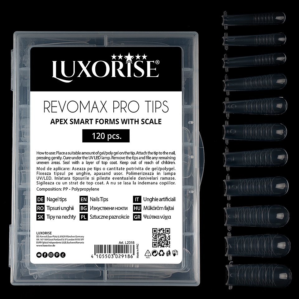 Tipsuri Reutilizabile REVOMAX PRO TIPS LUXORISE pentru constructie cu apex, 120 buc