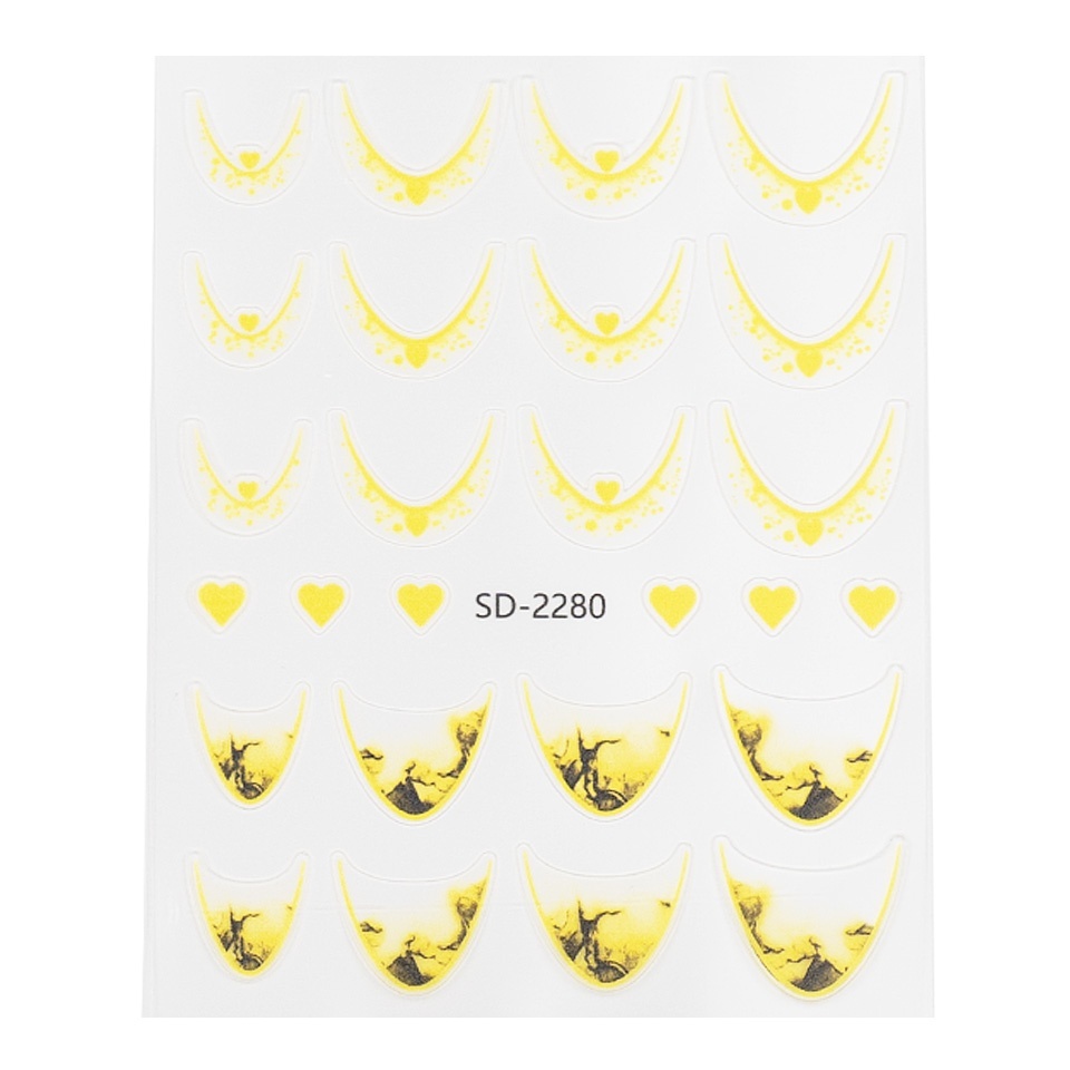Abtibild Unghii SensoPRO Milano - Bumblebee French - 1 | YEO