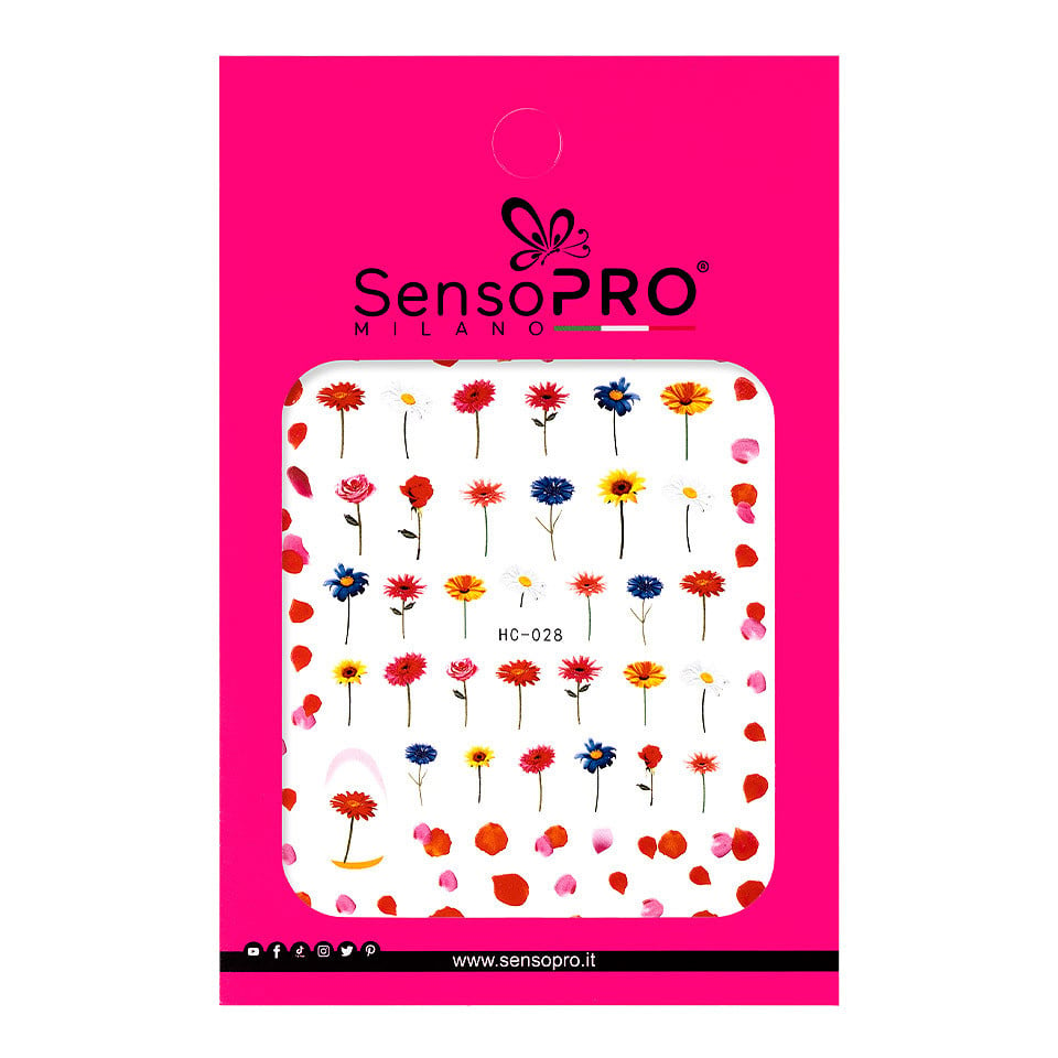 Abtibild Unghii SensoPRO Milano Flower Space, model HC-028 - 1 | YEO