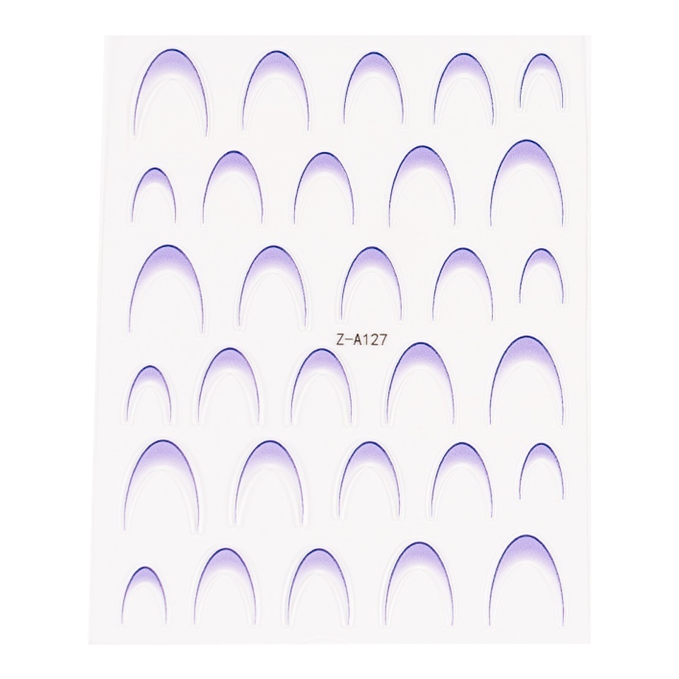 Abtibild Unghii SensoPRO Milano - French Indigo - 1 | YEO