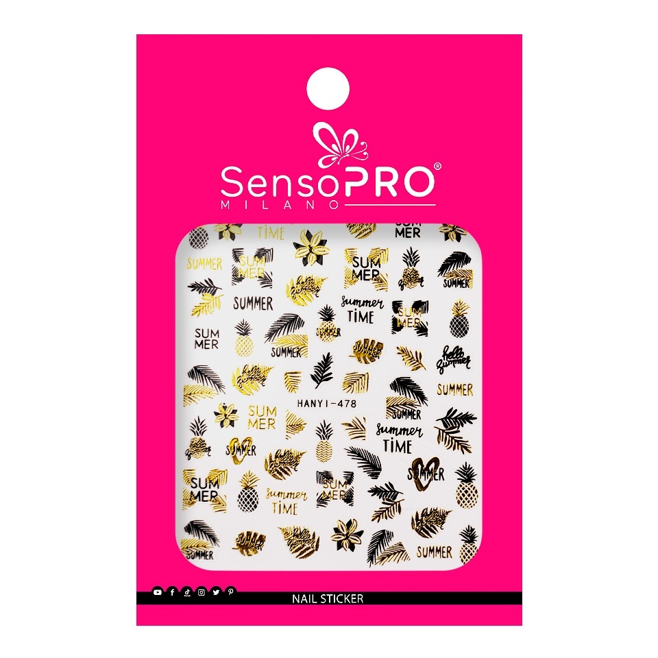 Abtibild Unghii SensoPRO Milano - Summer Time - 1 | YEO