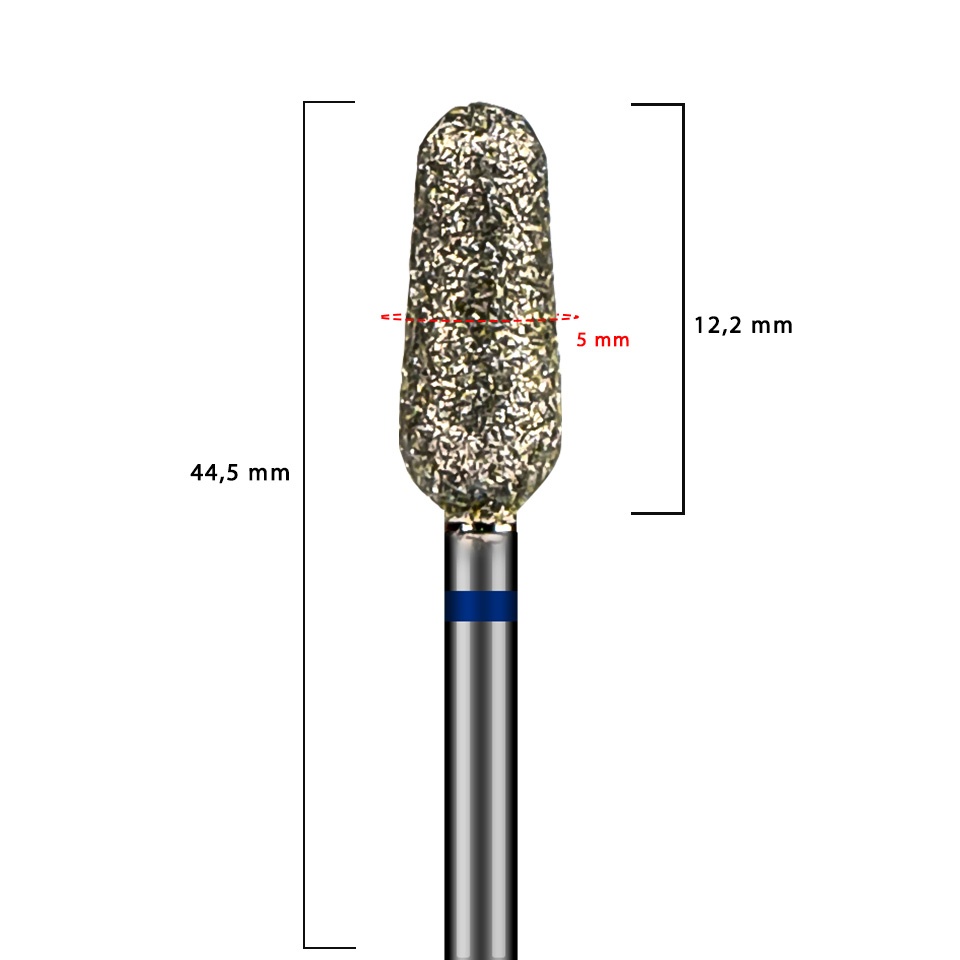 Capat Freza Diamantat Con Robust Albastru, LUXORISE - 3 | YEO