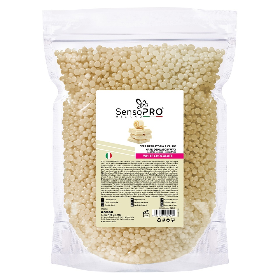 Ceara Epilat Elastica Granule SensoPRO Milano White Chocolate, 500g