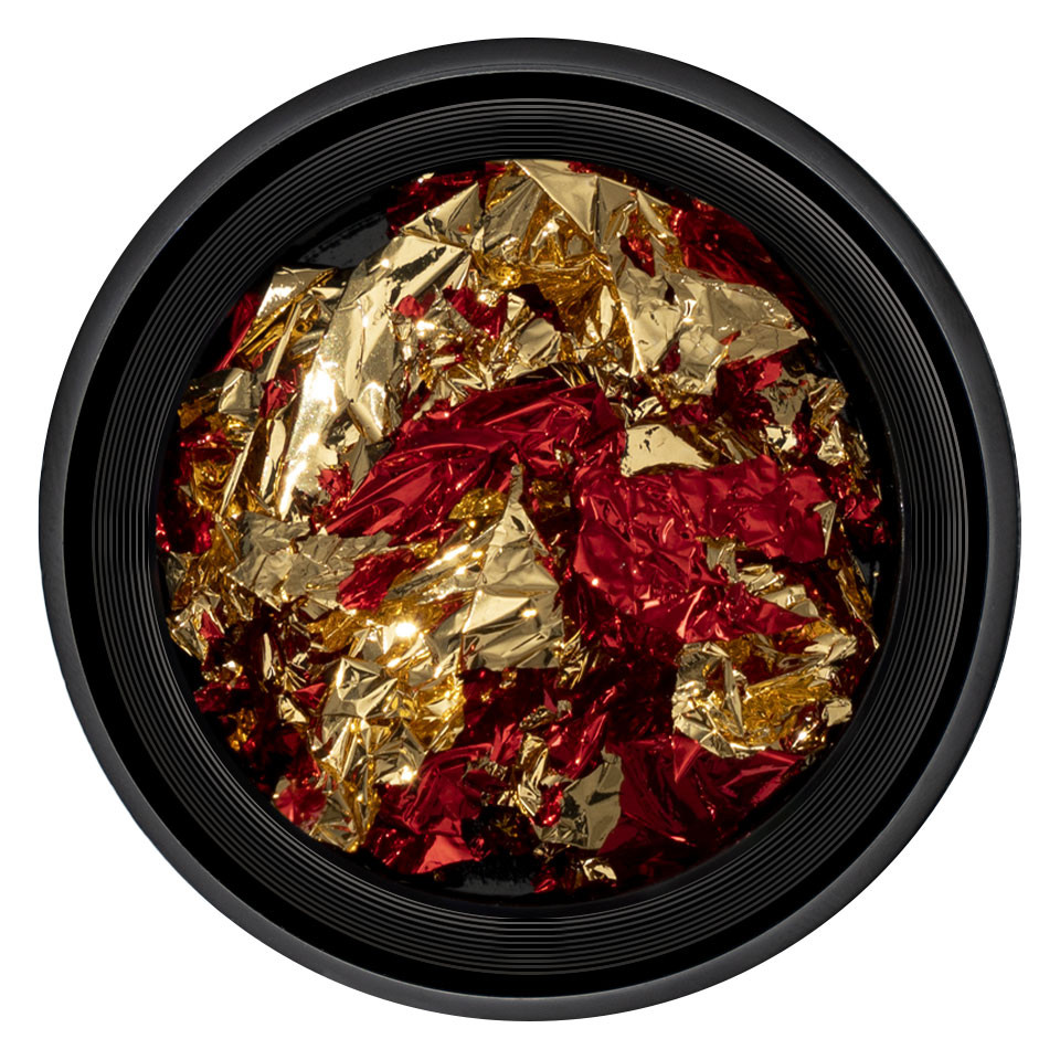 Foita Unghii LUXORISE - Unique Red & Gold #07