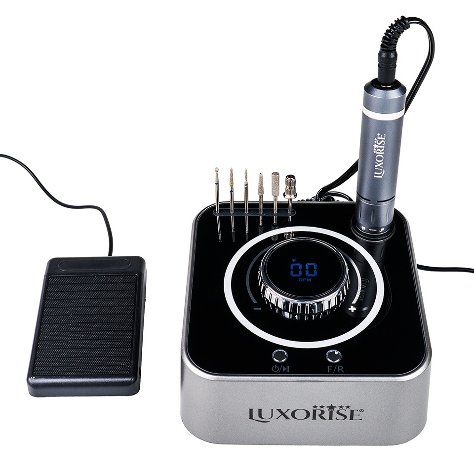 Freza Unghii NeoTurbo PRO 40.000RPM - LUXORISE, Titanium Silver - 3 | YEO