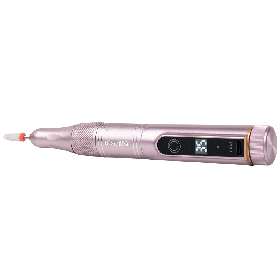 Freza Unghii Portabila DiamondEdge PRO 35.000 RPM - LUXORISE, Pink - 1 | YEO