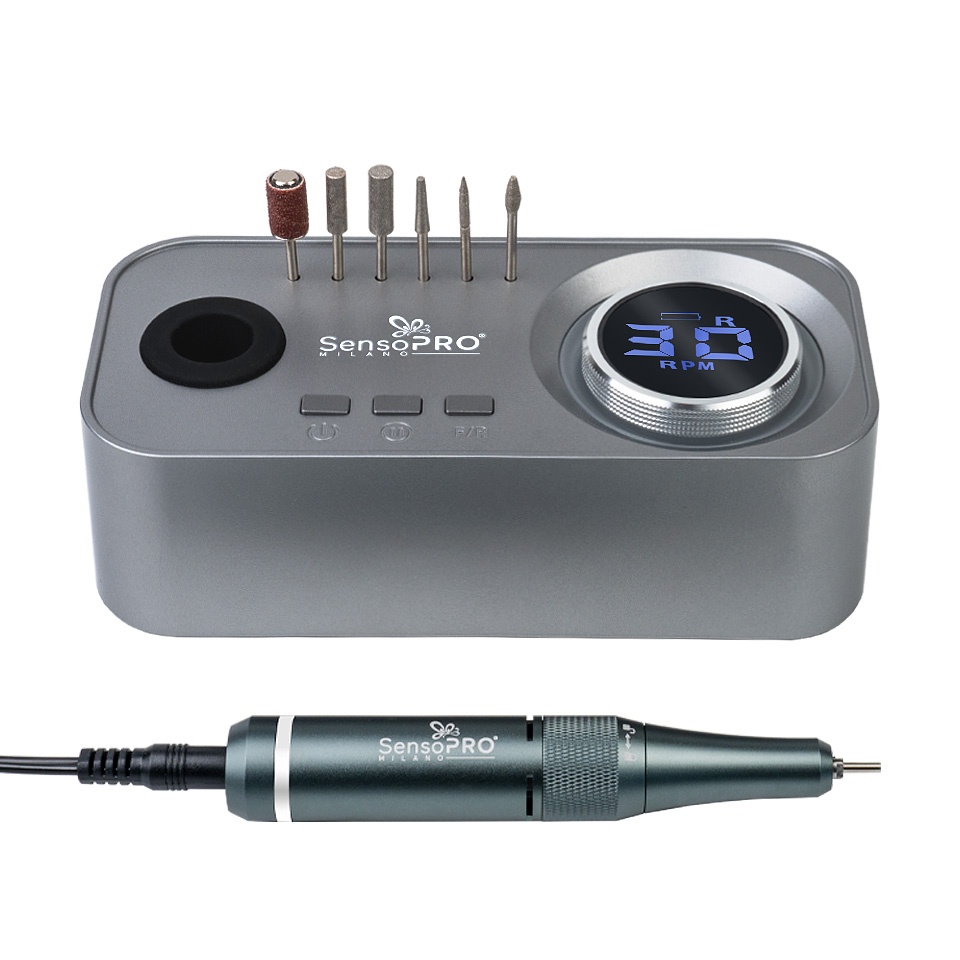 Freza Unghii TitanEdge PRO 35.000RPM - SensoPRO Milano, Titanium silver - 1 | YEO