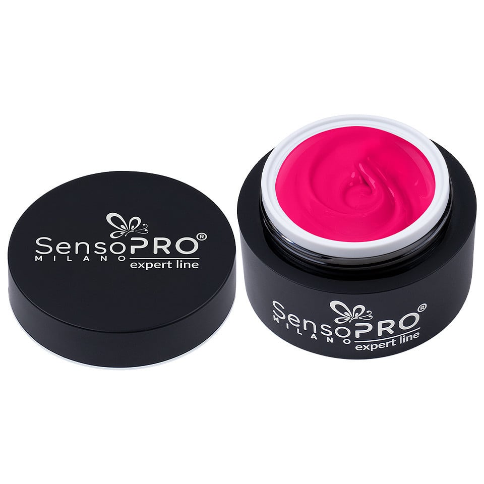 Gel Colorat UV SensoPRO Milano Expert Line - Cranberry Crush 5ml - 2 | YEO