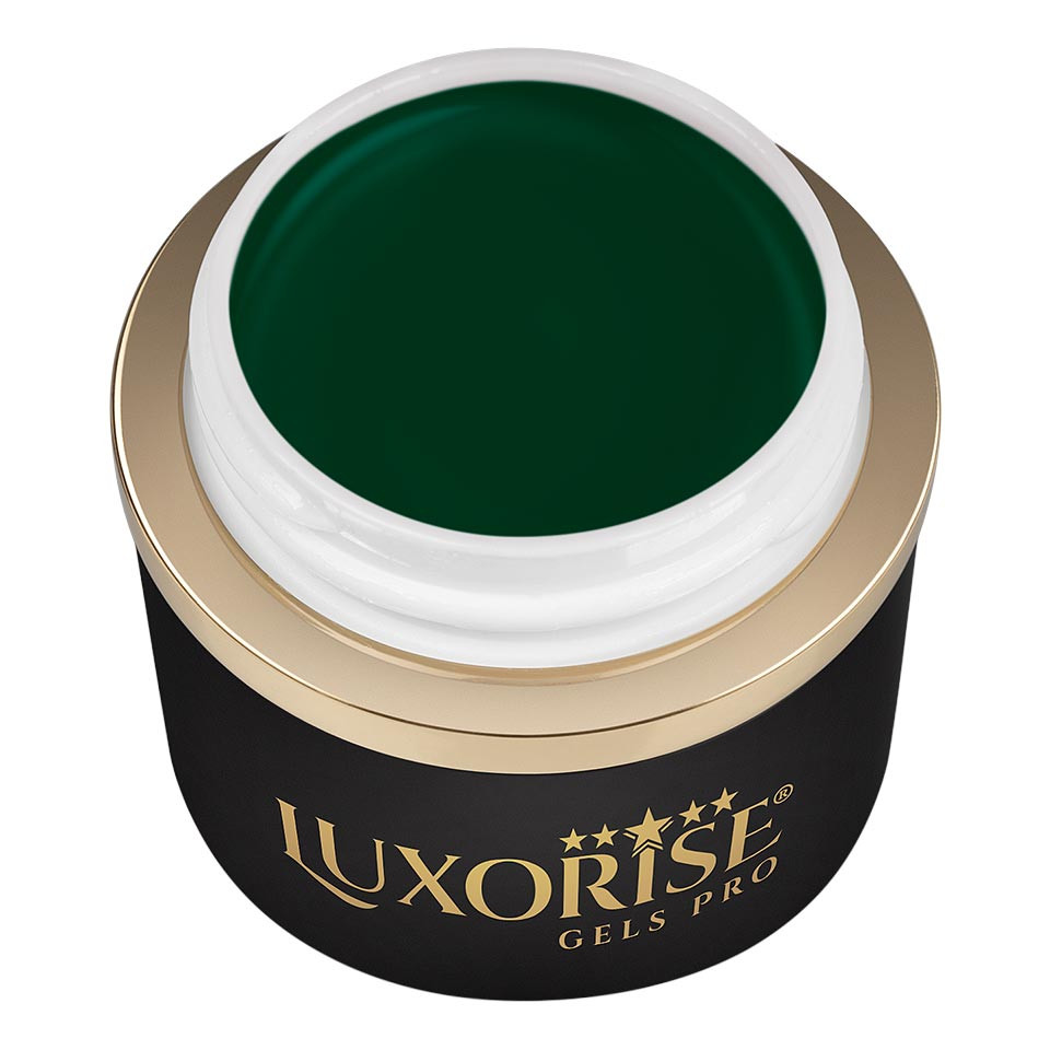 Gel Pictura Unghii LUXORISE Perfect Line - Deep Green, 5ml - 2 | YEO